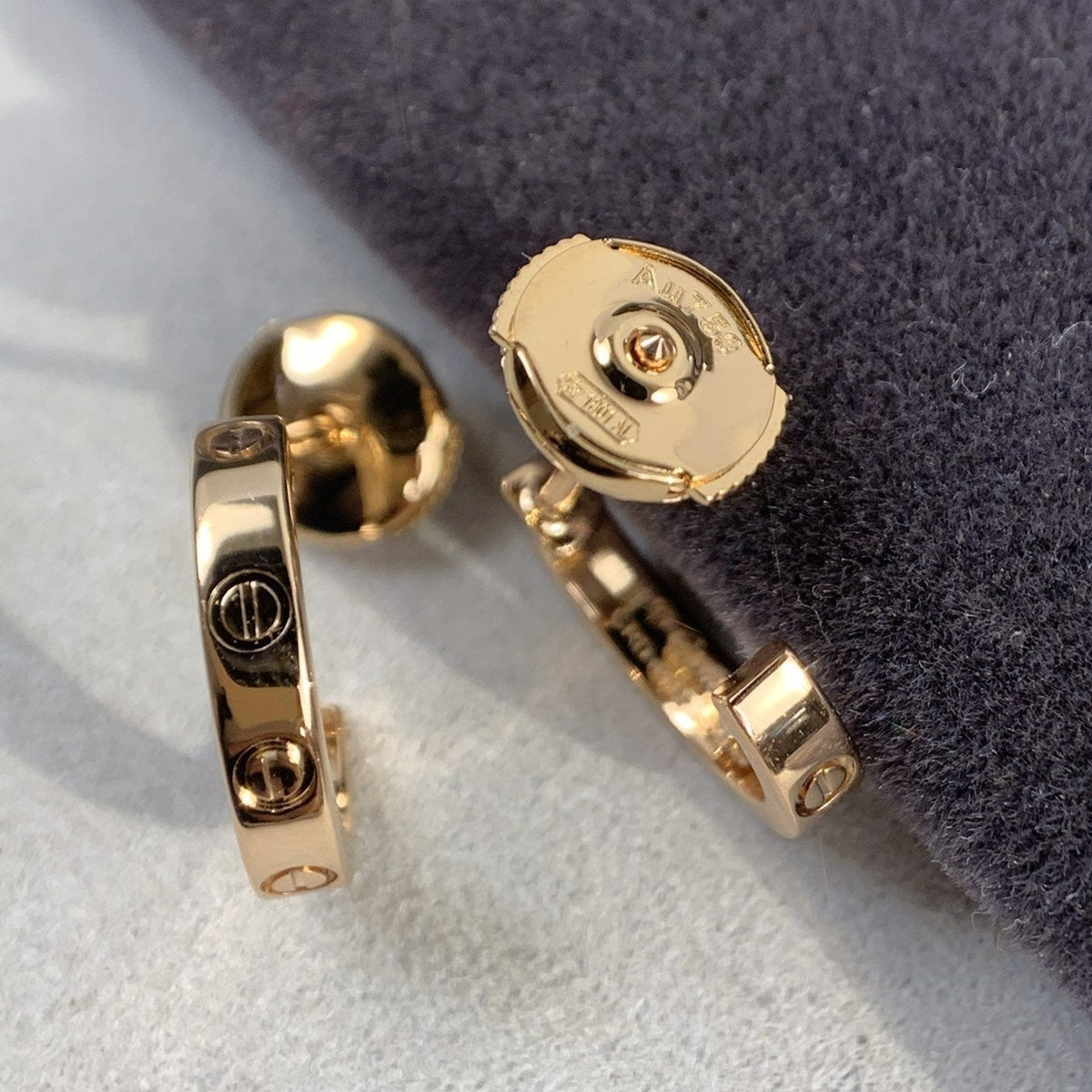 DIANA LOVE EARRINGS 2.65MM PINK GOLD