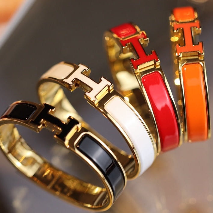 DIANA H BRACELET 12MM GOLD