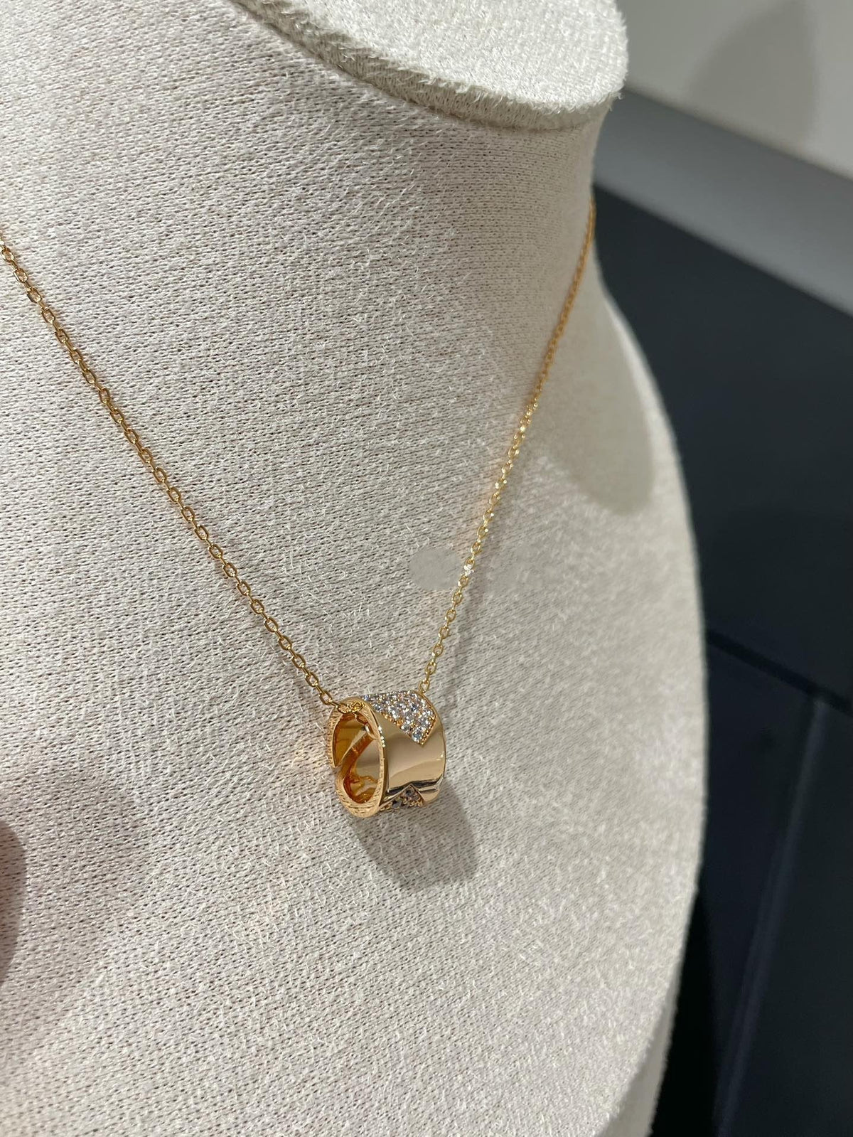 DIANA LIENS EVIDENCE DIAMOND PAVED NECKLACE