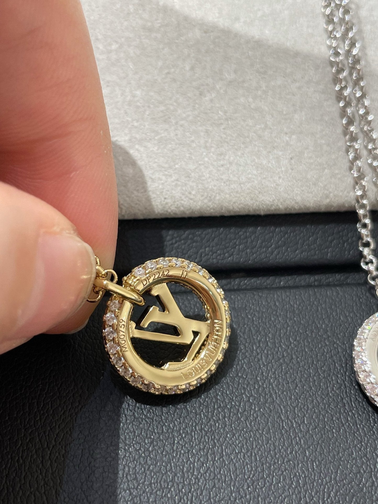 DIANA BY NIGHT DIAMOND PAVED NECKLACE