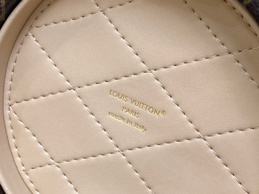 lv scott bag 13cm brown monogram canvas