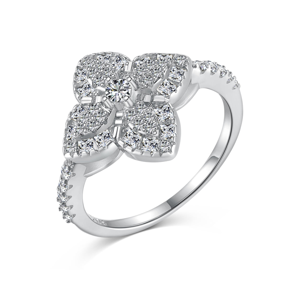 [HOT]Luxurious Colorful Flower Shape Banquet Ring