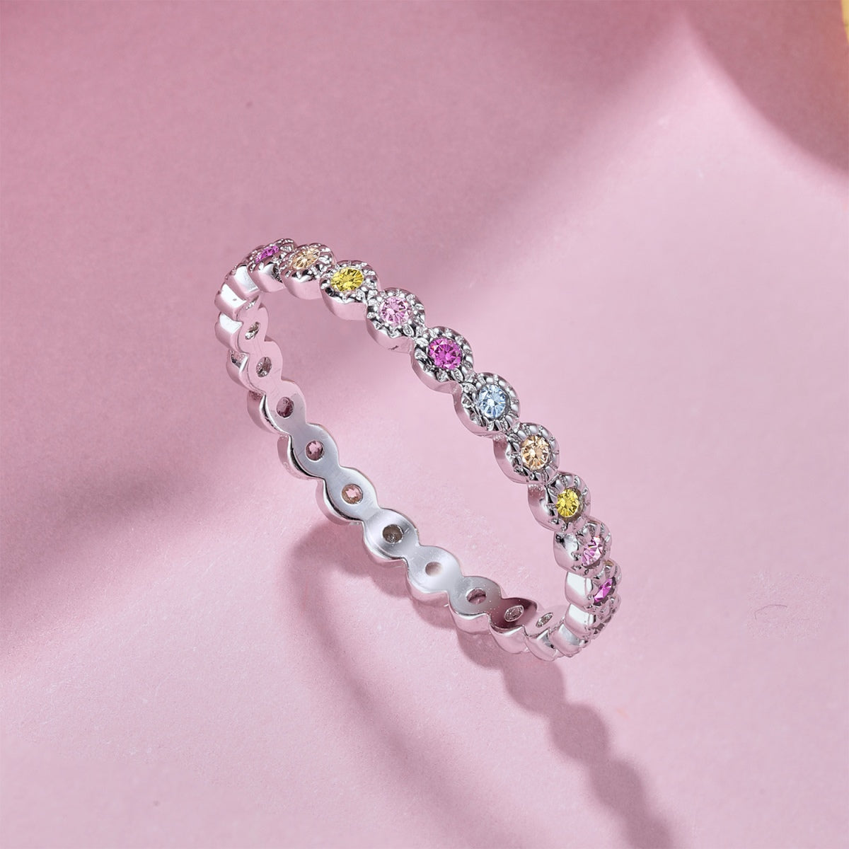[HOT]Radiant Sparkling Round Cut Daily Ring