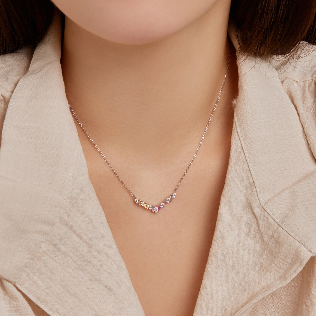 [HOT]Dazzling Rainbow Necklace