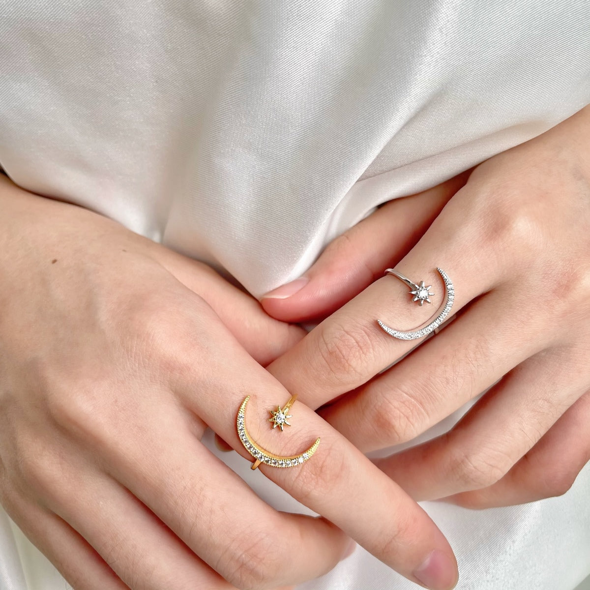 [HOT]Eternity Moon & Star Ring