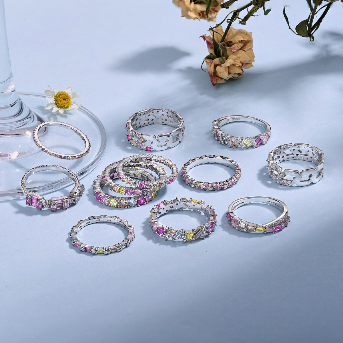 [HOT]Dazzling Polychromatic Multi cut Daily Ring