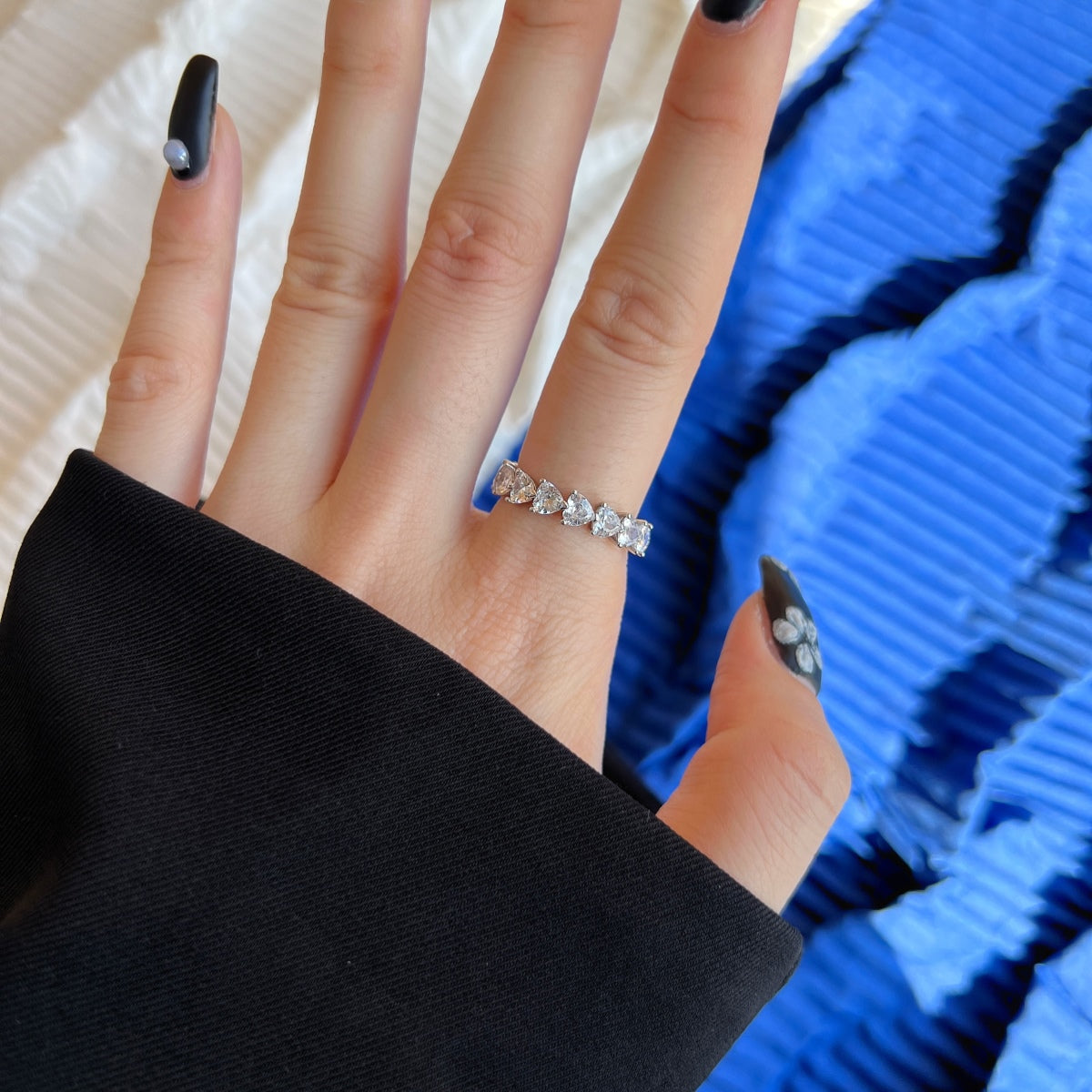 [HOT]0.25 Carat Radiant Romance Heart Cut Lover Ring