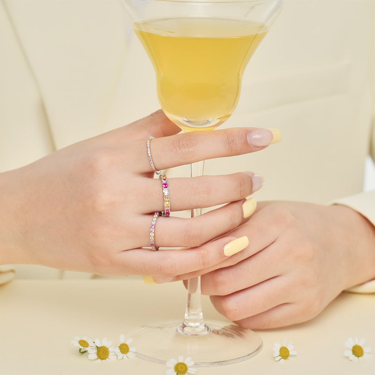 [HOT]Elegant Vivid Round Cut Daily Ring