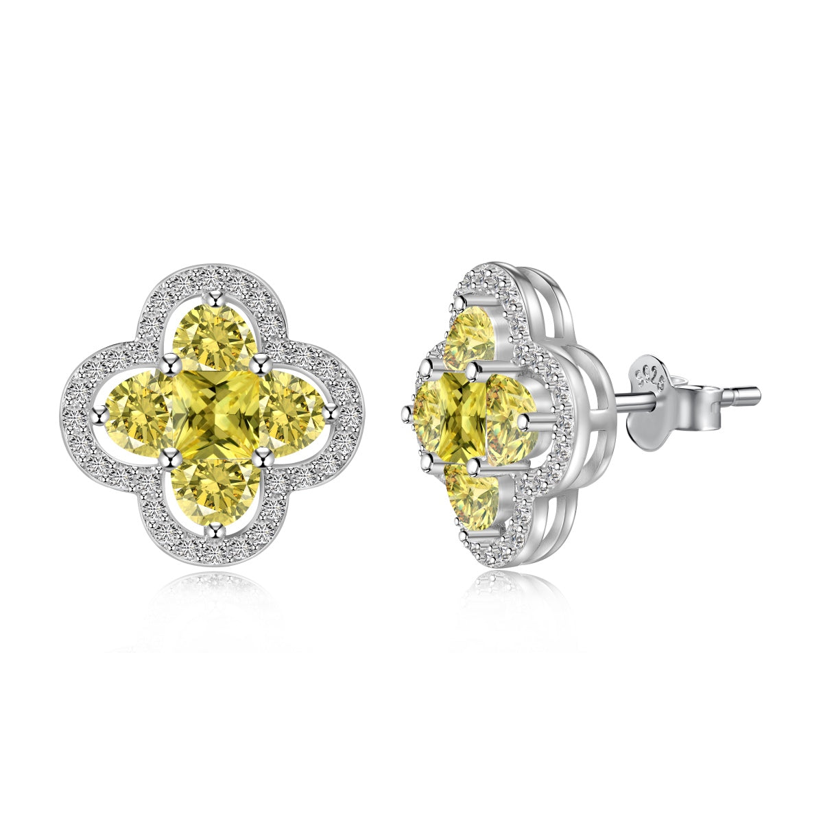 [HOT]Lucky Four-Leaf Clover Exquisite Earrings