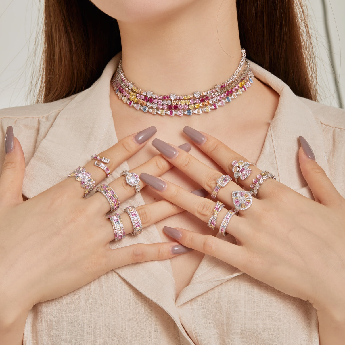 [HOT]Unique Colorful Marquise Cut Daily Ring