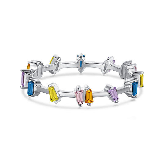[HOT]Unique Trapezoid Cut Daily Ring