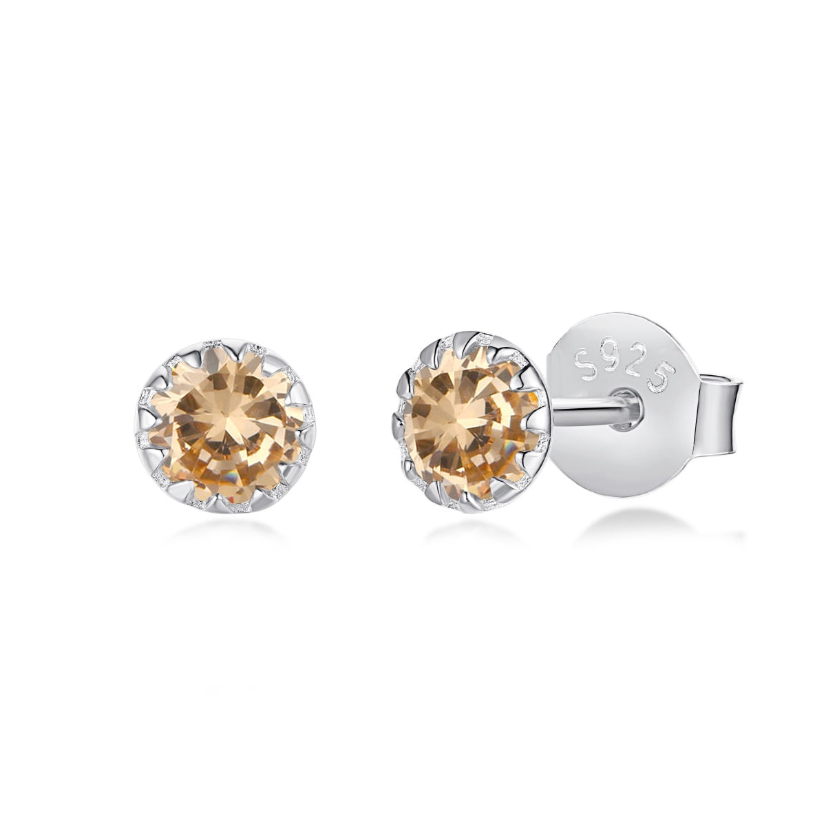 [HOT]Sparkling Colorful Round Shape Earrings