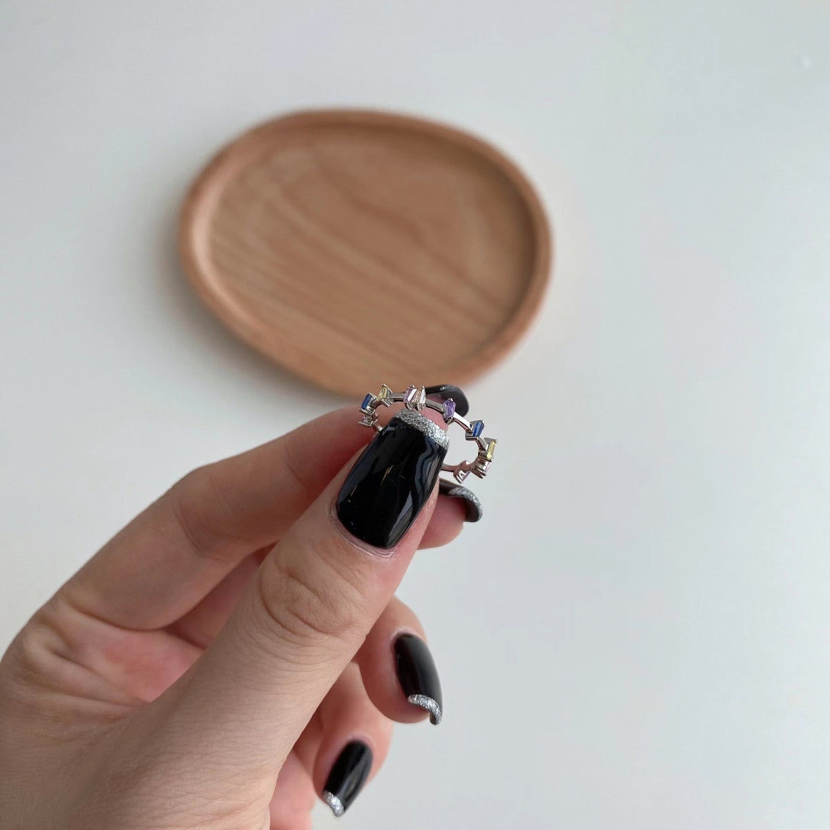 [HOT]Unique Trapezoid Cut Daily Ring