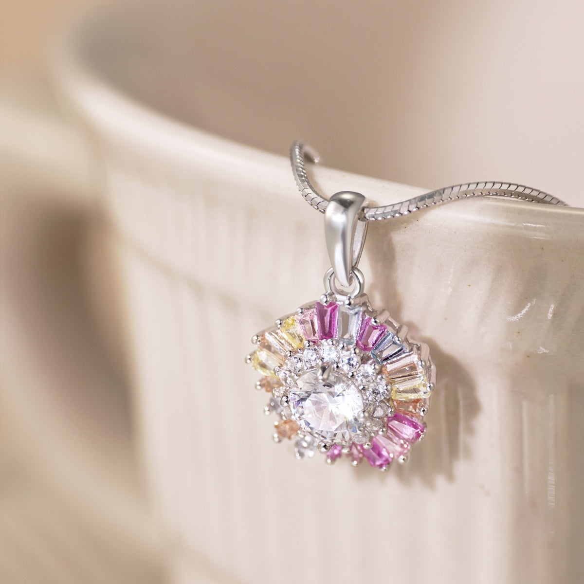 [HOT]Charming Flower Colorful Necklace