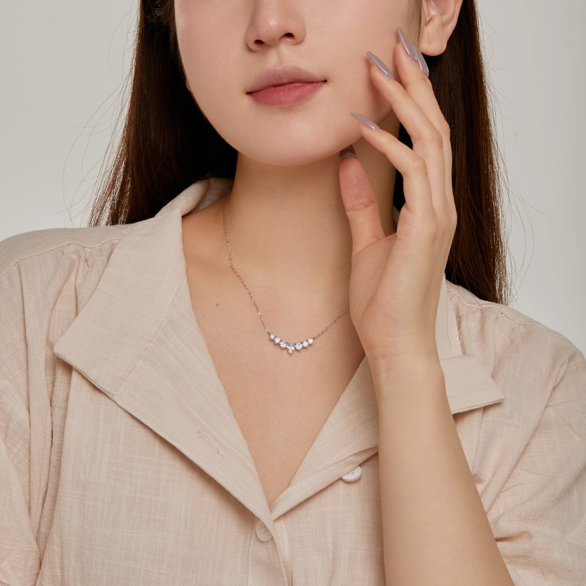 [HOT]Dainty Colorful Heart Necklace