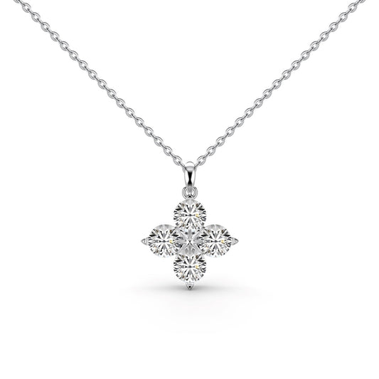 [HOT]Four-Leaf Clover And Eight-Pointed Star Necklace