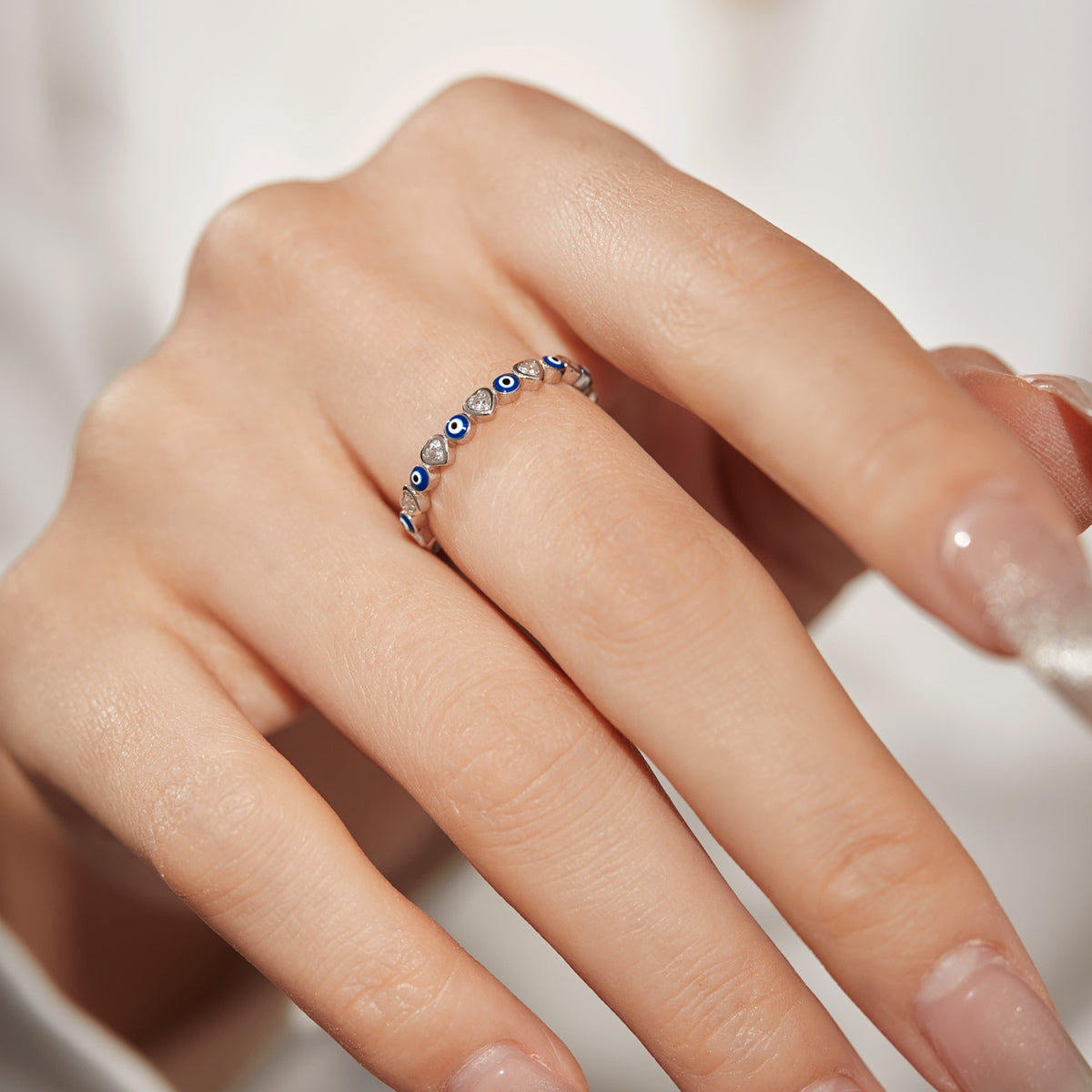 [HOT]Radiant Colorful Round Shape Daily Ring