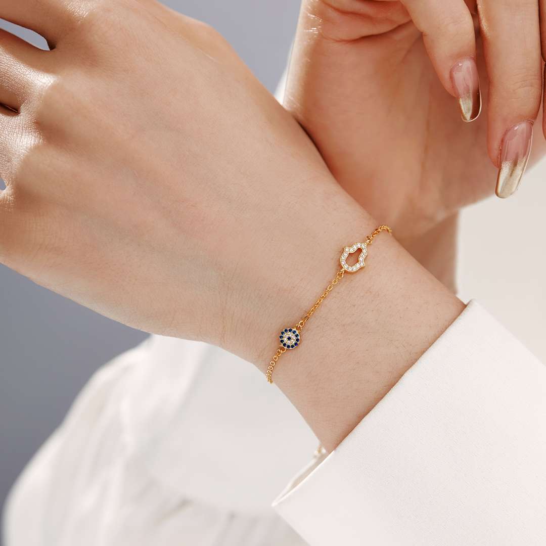 [HOT]Gost Shape & Round Shape Necklace