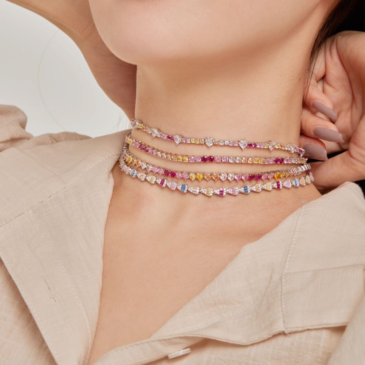 [HOT]Radiant Colorful Rainbow Necklace