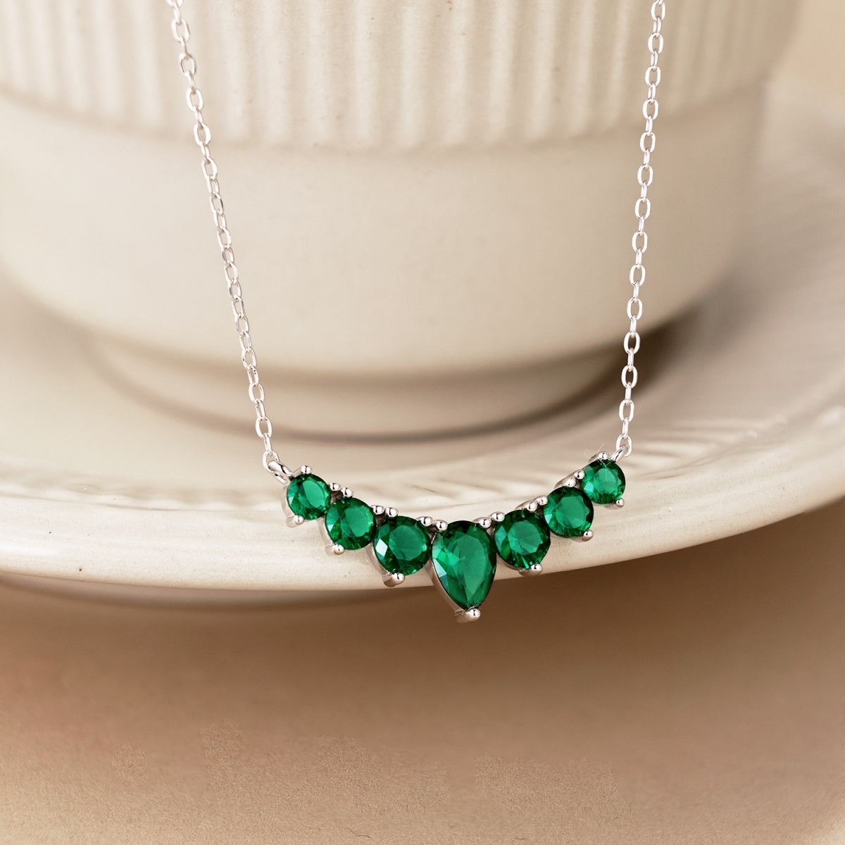 [HOT]Dainty Colorful Heart Necklace