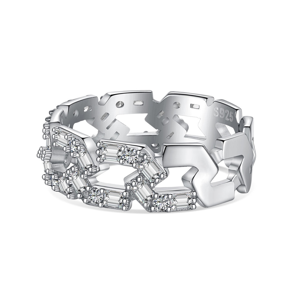 [HOT]Sparkling Vibrant Emerald Cut Daily Ring