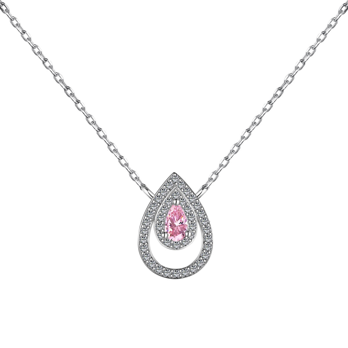 [HOT]Sparkling Pear Cut Necklace
