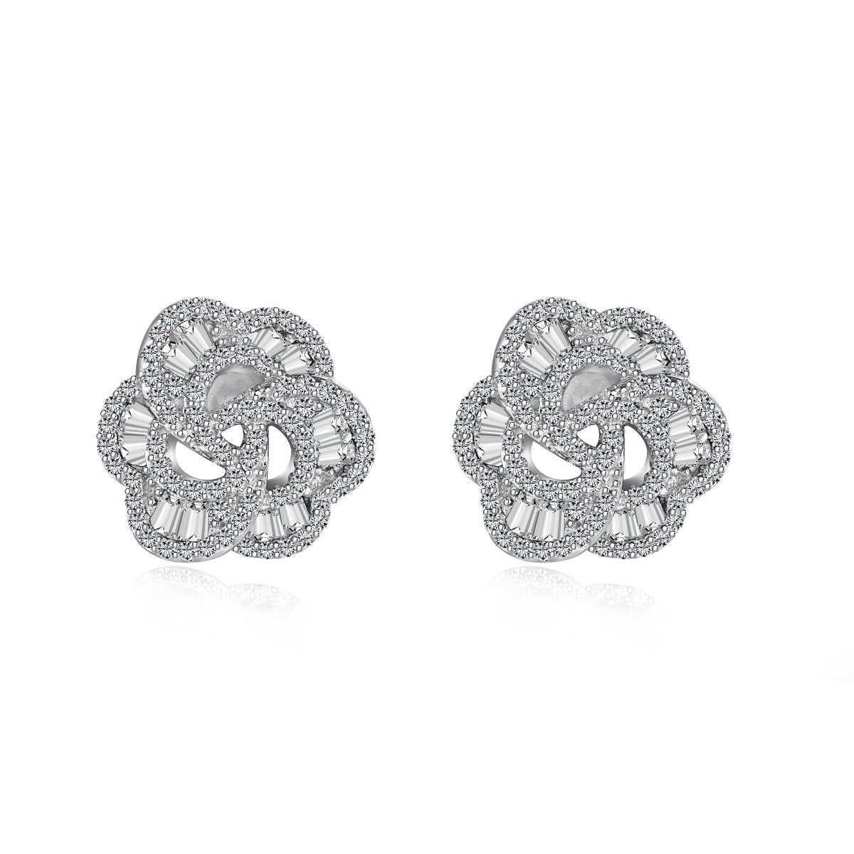 [HOT]Exquisite Flower Shape Daily Earrings