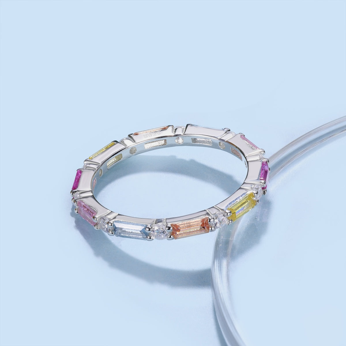 [HOT]Lively In Shades Elegant Radiant Cut Daily Ring