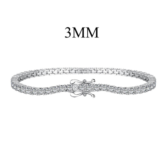 [HOT]Dainty Charming Round Cut Tennis Bracelet