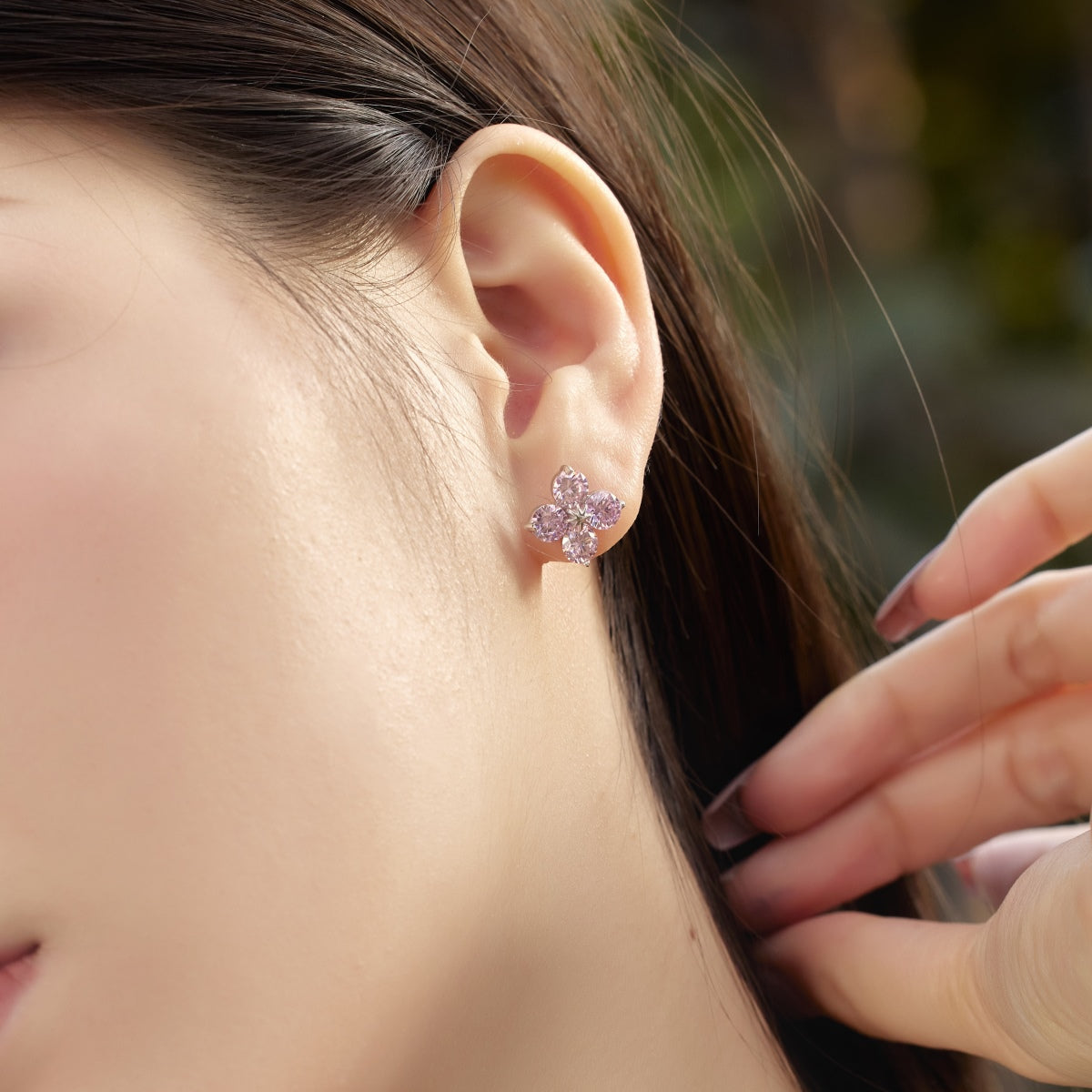 [HOT]Four-Leaf Clover Eight-Pointed Star Earrings