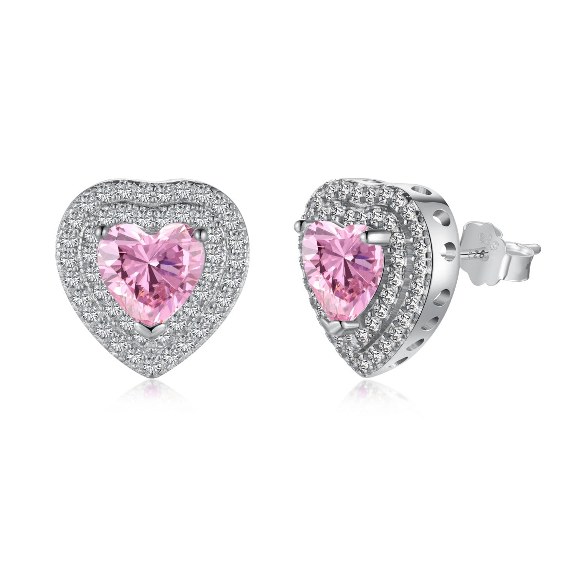 [HOT]Dazzling Heart Shape Lover Earrings