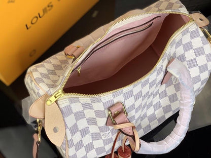 SPEEDY BANDOULIERE 30 DAMIER AZUR