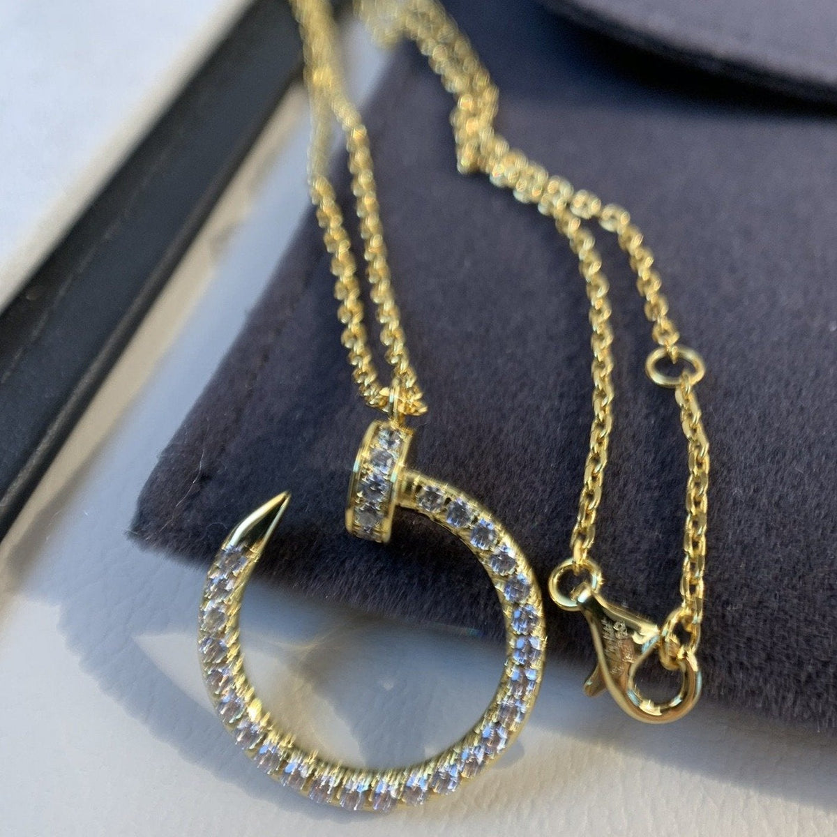 DIANA JUSTE NECKLACE GOLD DIAMONDS