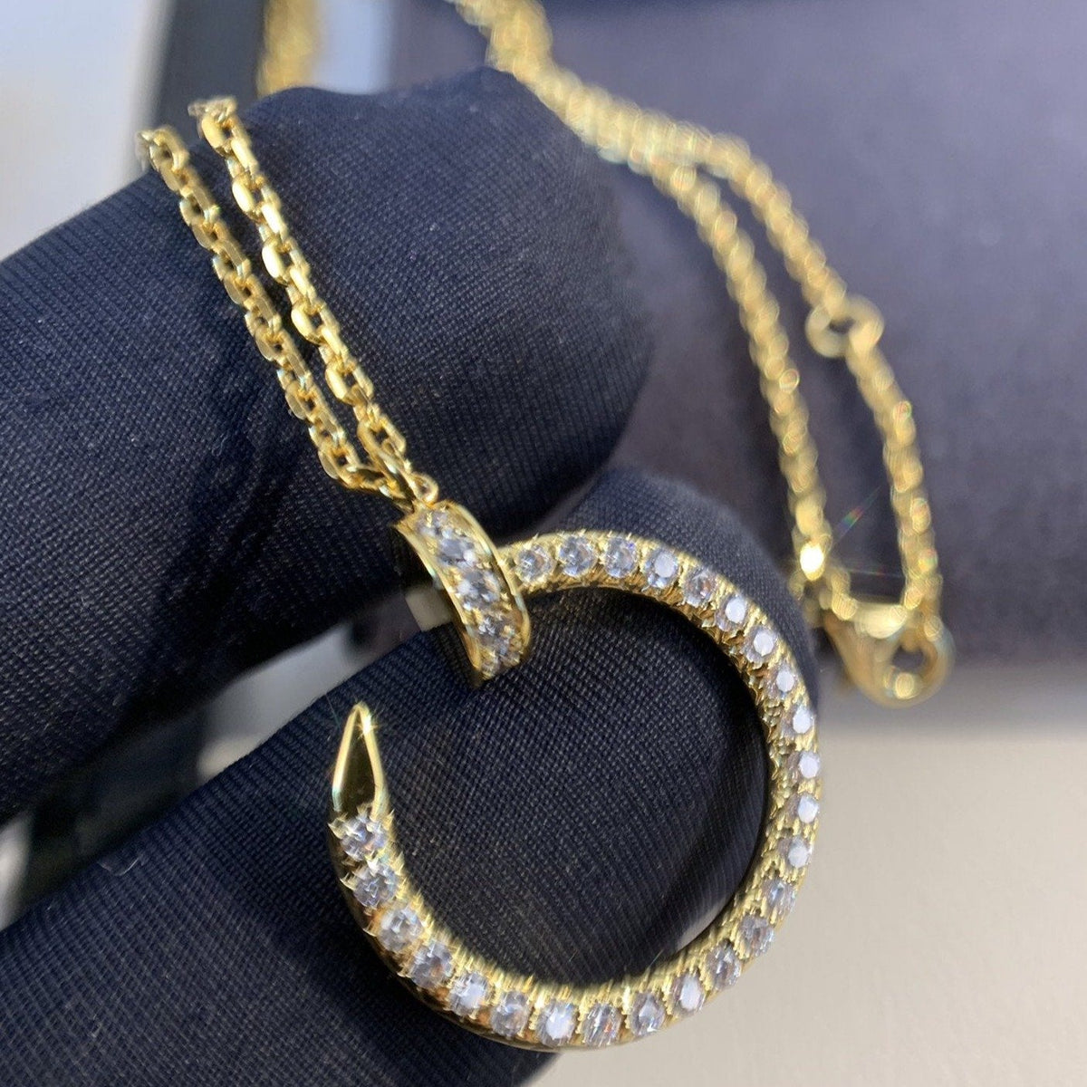 DIANA JUSTE NECKLACE GOLD DIAMONDS