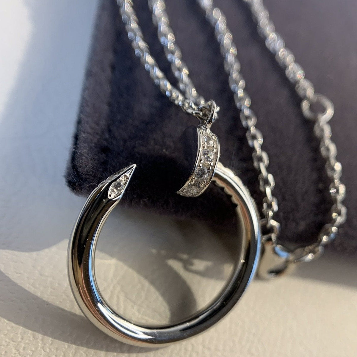 DIANA JUSTE NECKLACE SILVER