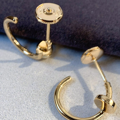 DIANA JUSTE EARRINGS PINK GOLD