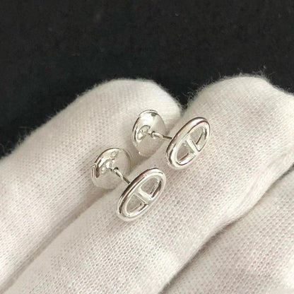 DIANA CHAINE SMALL EARRINGS GOLD AND SILVER