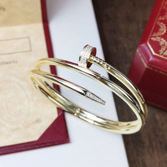 DIANA JUSTE BRACELET 3.5MM DOUBLE ROW DIAMOND