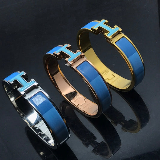 DIANA H BRACELET BLUE RAINBOW CERAMIC