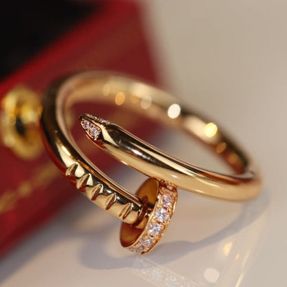 DIANA JUSTE RING 2.65MM GOLD DIAMOND