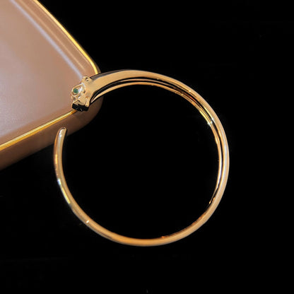 DIANA PANTHERE GOLD OPEN BRACELET