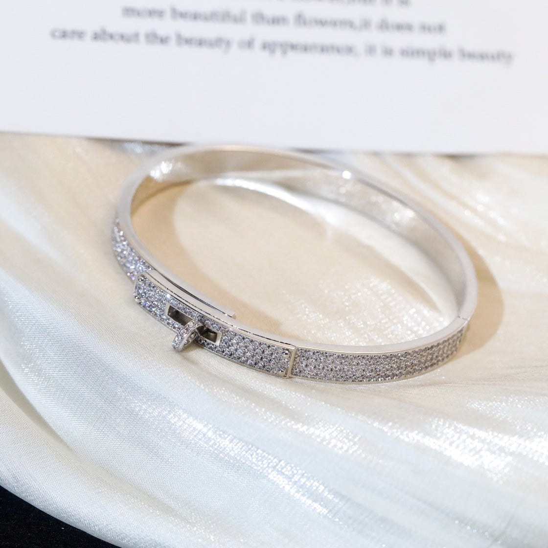 DIANA KELLY BRACELET DIAMOND PAVED