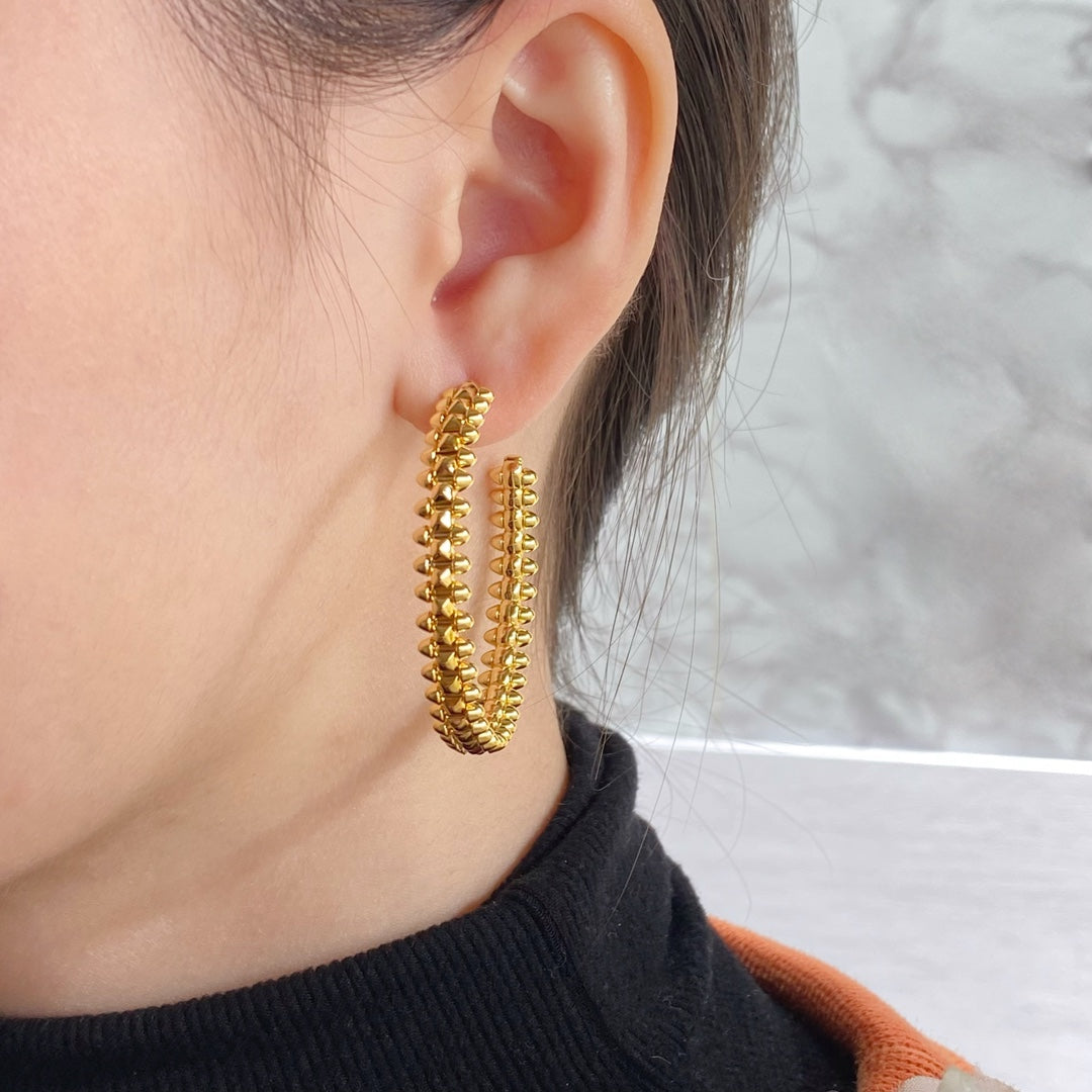 DIANA CLASH HOOP EARRINGS