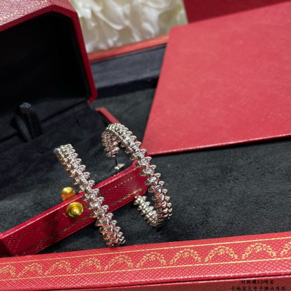 DIANA CLASH LARGE HOOP EARRINGS