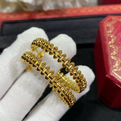 DIANA CLASH LARGE HOOP EARRINGS