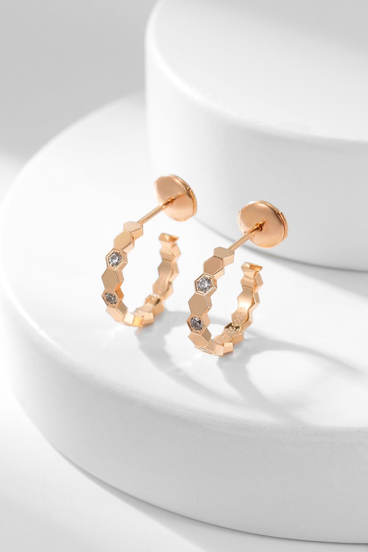 DIANA BEE LOVE DIAMOND HOOP EARRINGS