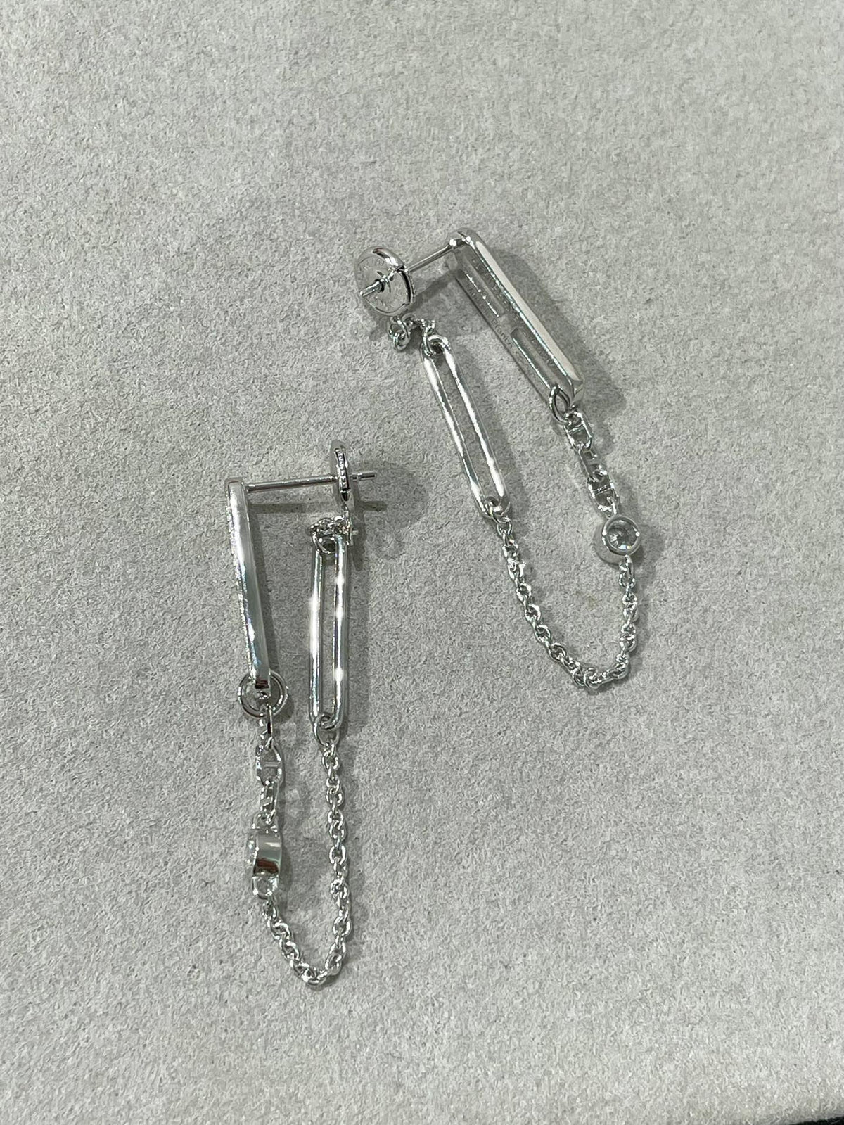 DIANA CHAINE CHAOS DIAMOND DROP EARRINGS
