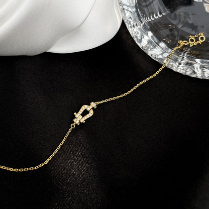 DIANA FORCE 10 FULL DIAMOND BUCKLE CHAIN LINK MINI MODEL