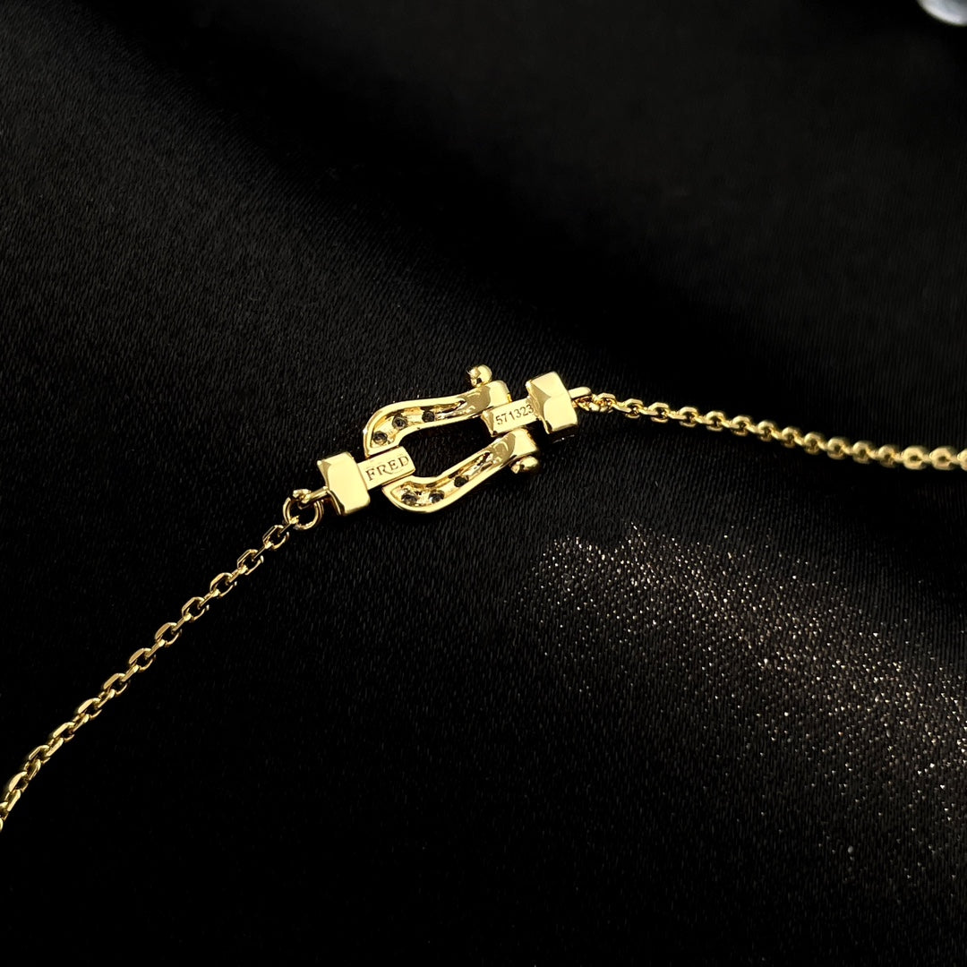 DIANA FORCE 10 FULL DIAMOND BUCKLE CHAIN LINK MINI MODEL