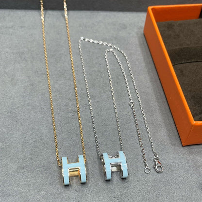 DIANA POP H SKY BLUE NECKLACE